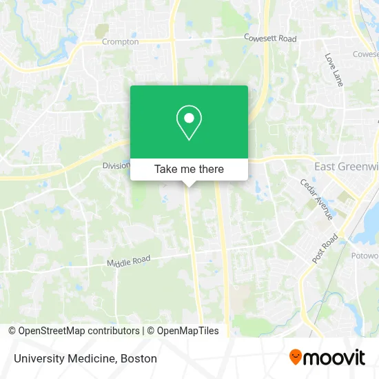 University Medicine map