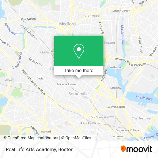 Real Life Arts Academy map