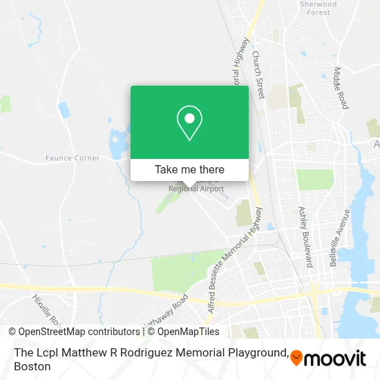The Lcpl Matthew R Rodriguez Memorial Playground map