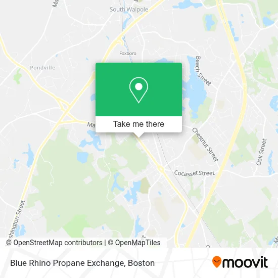Blue Rhino Propane Exchange map