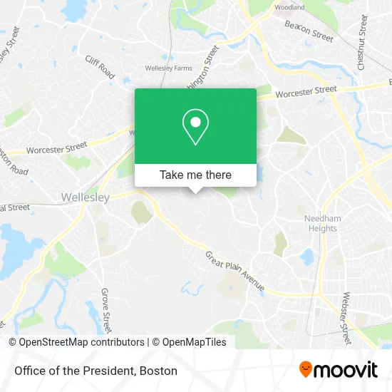 Office Of the President map