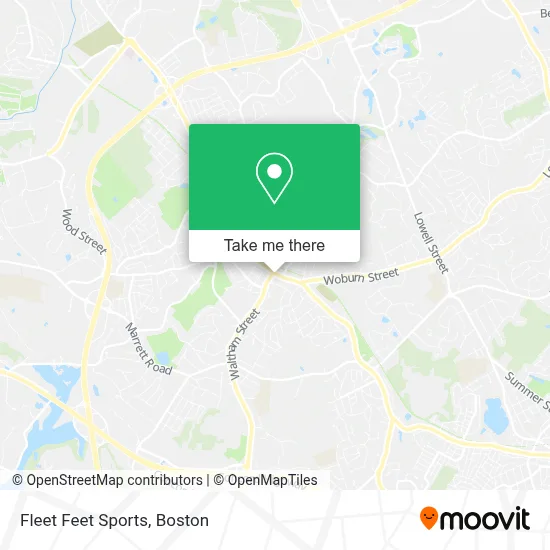 Fleet Feet Sports map