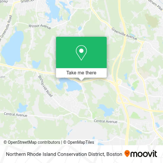 Northern Rhode Island Conservation District map