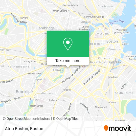 Atrio Boston map