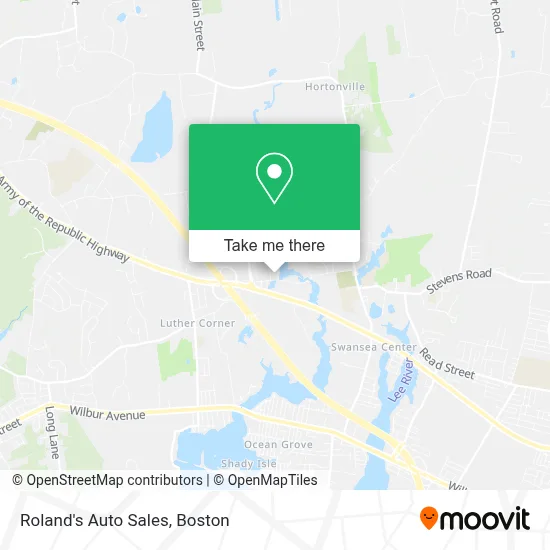 Roland's Auto Sales map