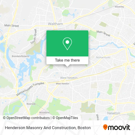 Henderson Masonry And Construction map