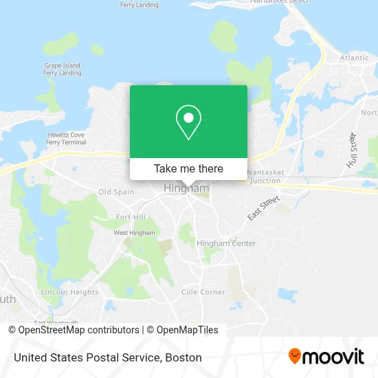 United States Postal Service map