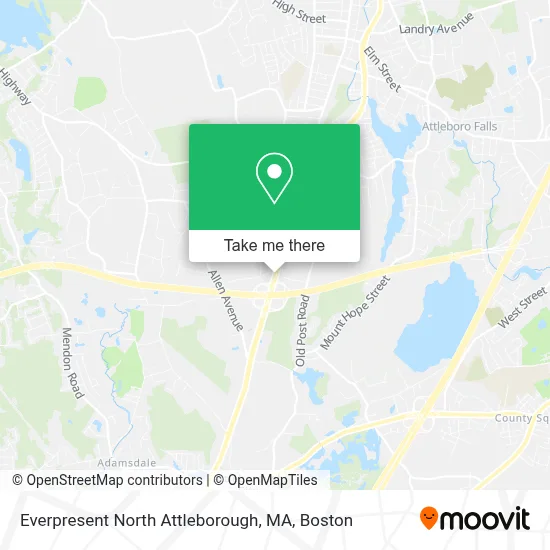 Everpresent North Attleborough, MA map