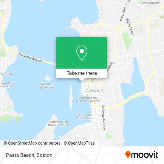 Pasta Beach map