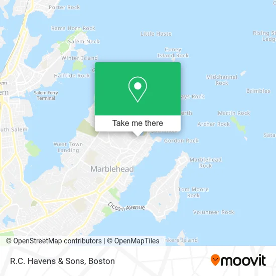 R.C. Havens & Sons map