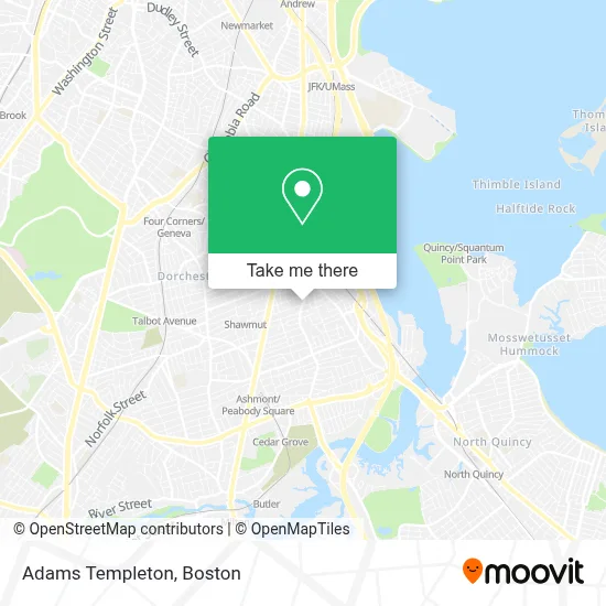 Adams Templeton map