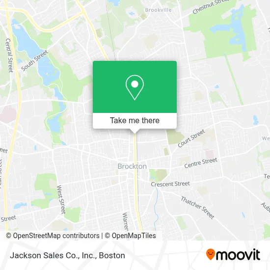 Jackson Sales Co., Inc. map