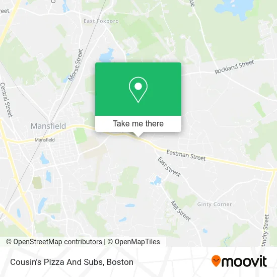 Cousin's Pizza And Subs map