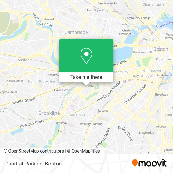Central Parking map