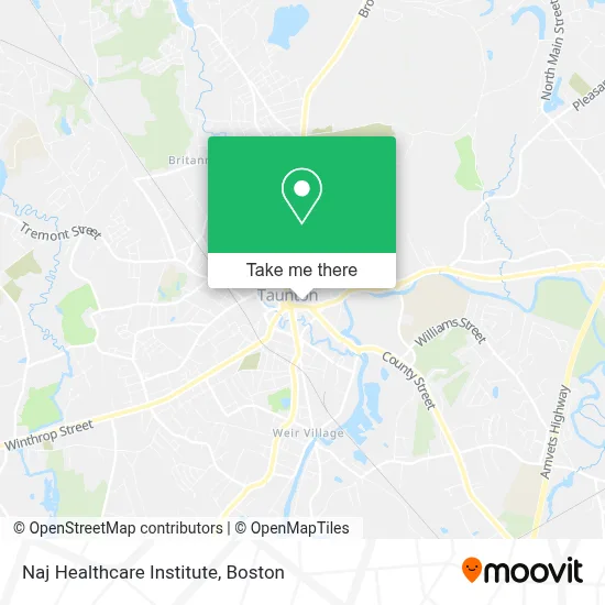 Naj Healthcare Institute map