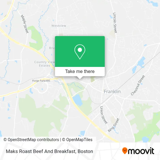 Maks Roast Beef And Breakfast map