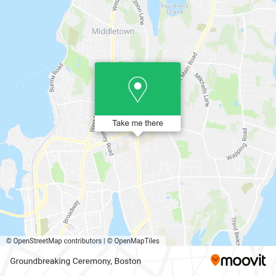 Groundbreaking Ceremony map
