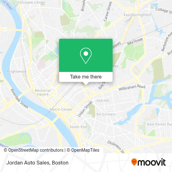 Jordan Auto Sales map