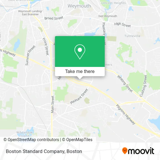 Boston Standard Company map