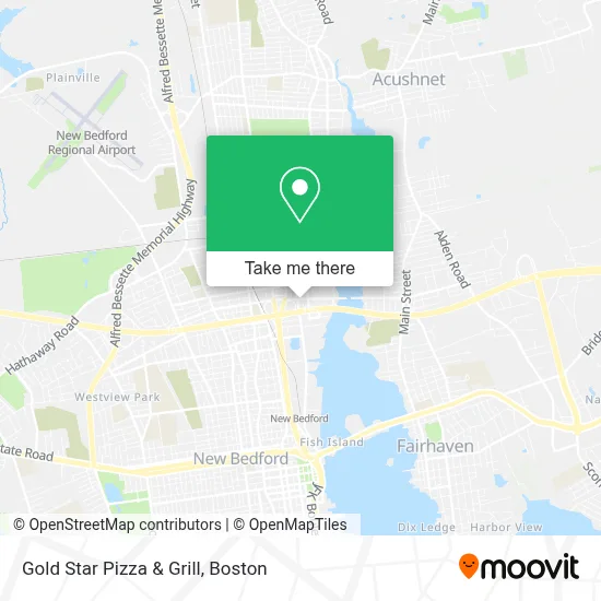 Gold Star Pizza & Grill map