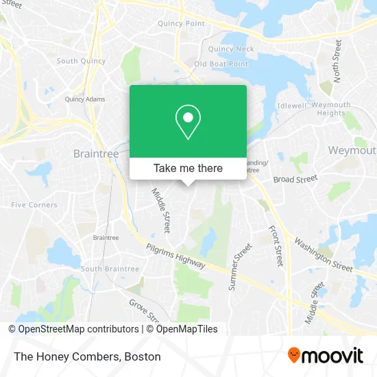 The Honey Combers map