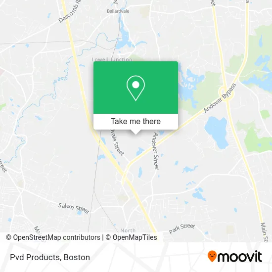 Pvd Products map