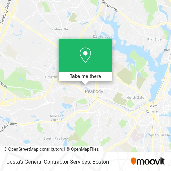 Costa's General Contractor Services map