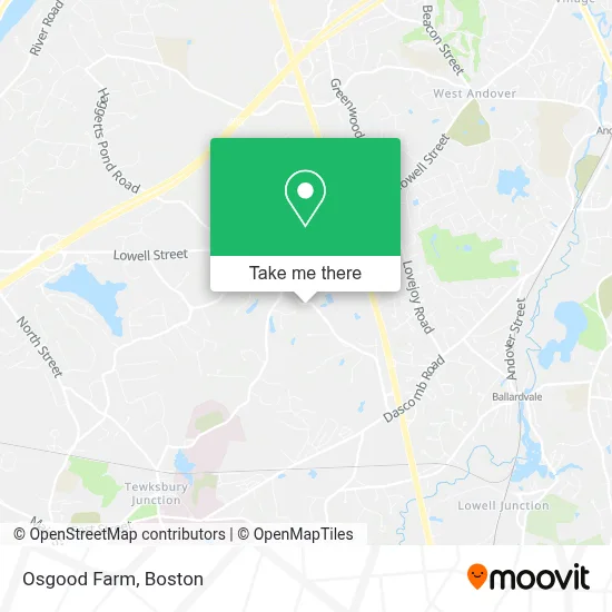 Osgood Farm map