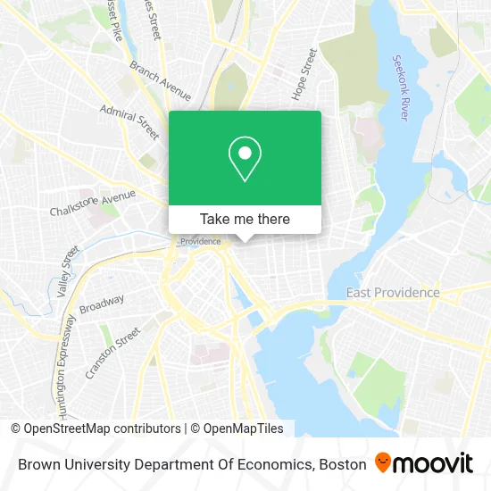 Brown University Department Of Economics map