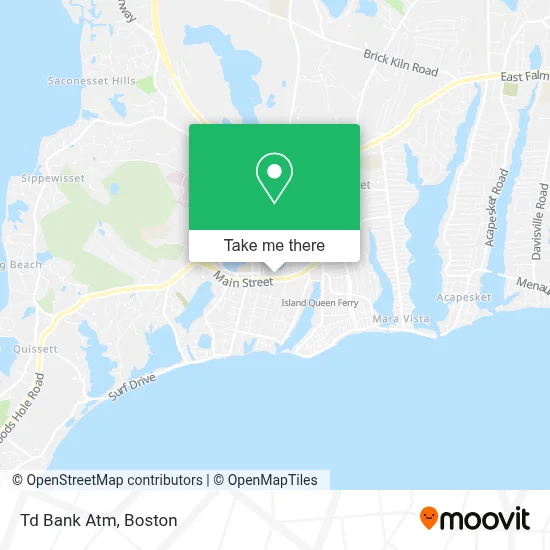 Td Bank Atm map
