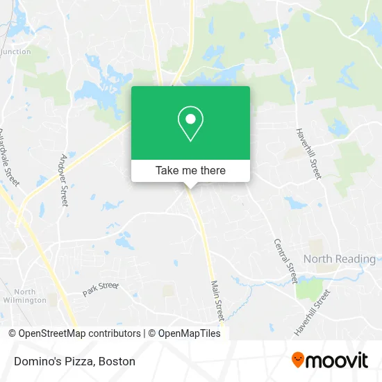 Domino's Pizza map