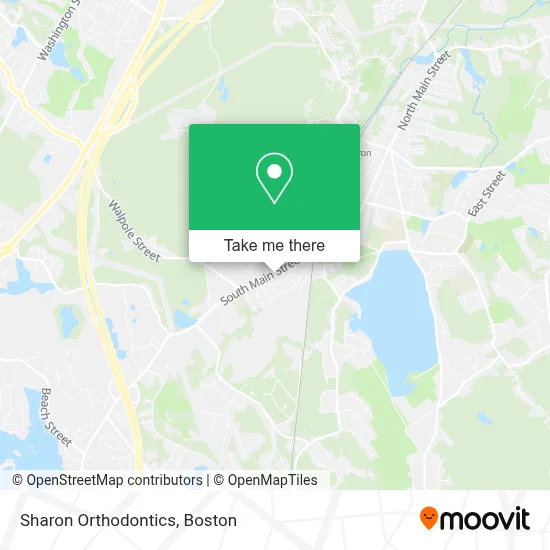 Sharon Orthodontics map