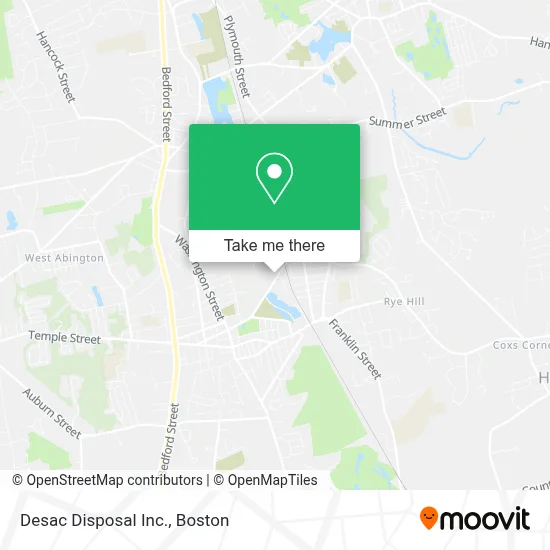 Desac Disposal Inc. map