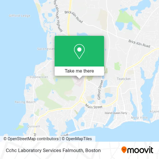 Cchc Laboratory Services Falmouth map