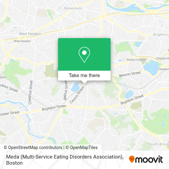 Meda (Multi-Service Eating Disorders Association) map