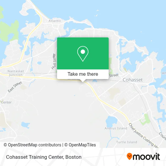 Cohasset Training Center map