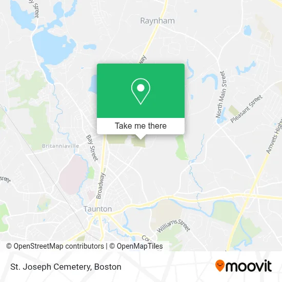 St. Joseph Cemetery map