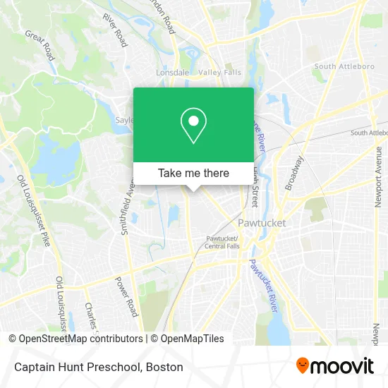Captain Hunt Preschool map