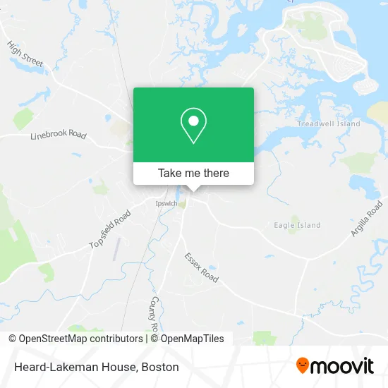 Heard-Lakeman House map