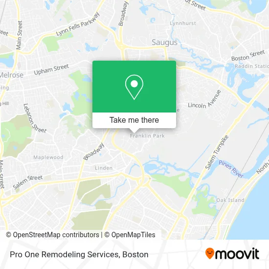 Pro One Remodeling Services map