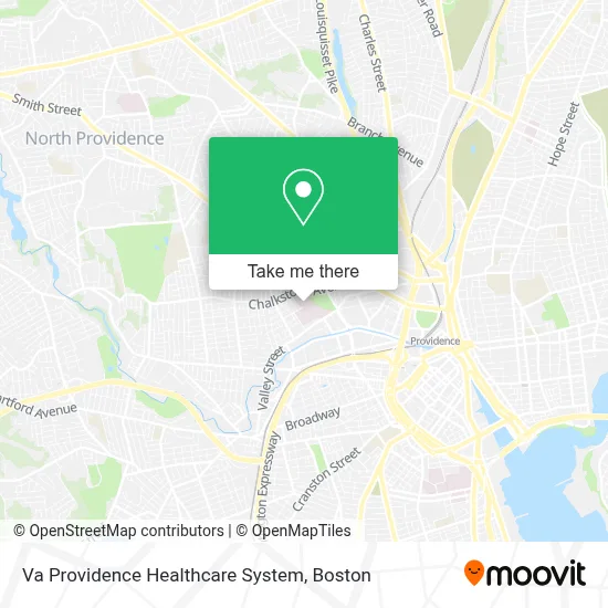 Va Providence Healthcare System map