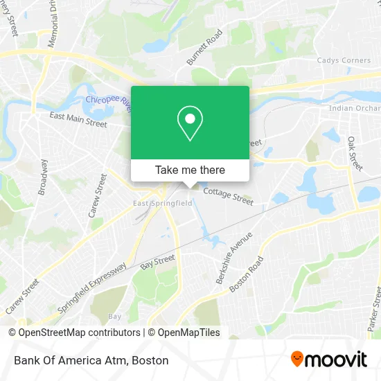 Bank Of America Atm map