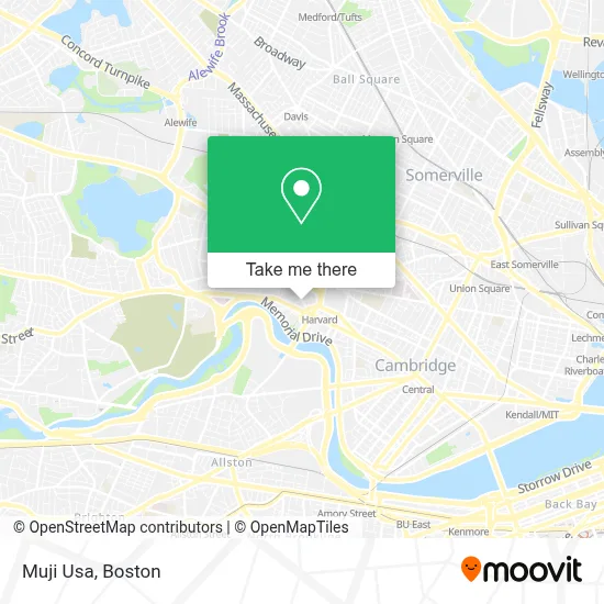 Muji Usa map