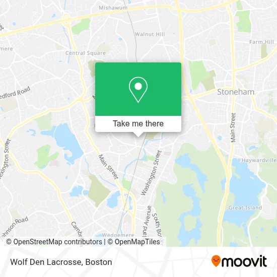Wolf Den Lacrosse map