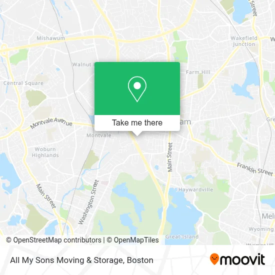 All My Sons Moving & Storage map