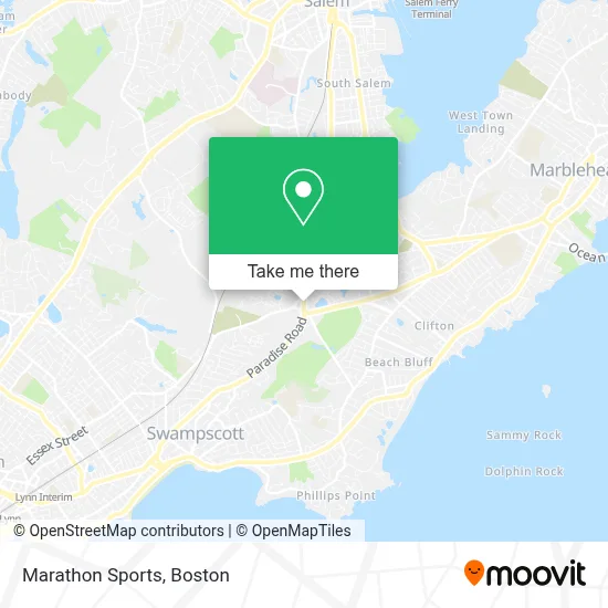 Marathon Sports map