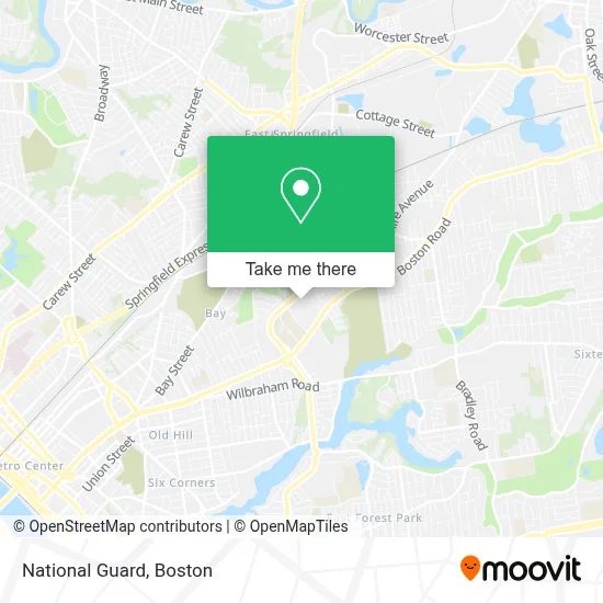 National Guard map