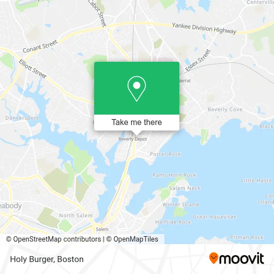 Holy Burger map