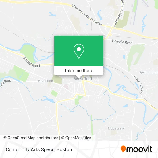 Center City Arts Space map