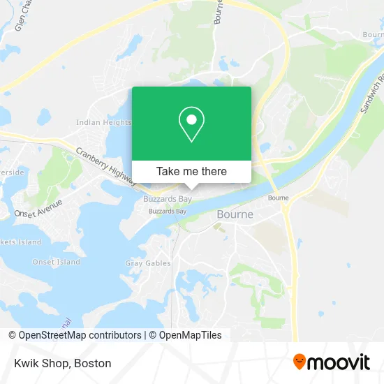 Kwik Shop map